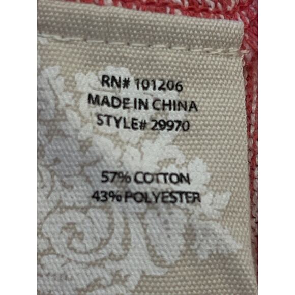 Soft Surroundings Women's Size Medium Pink/White Striped Cutout Back Tunic Top - Picture 4 of 11